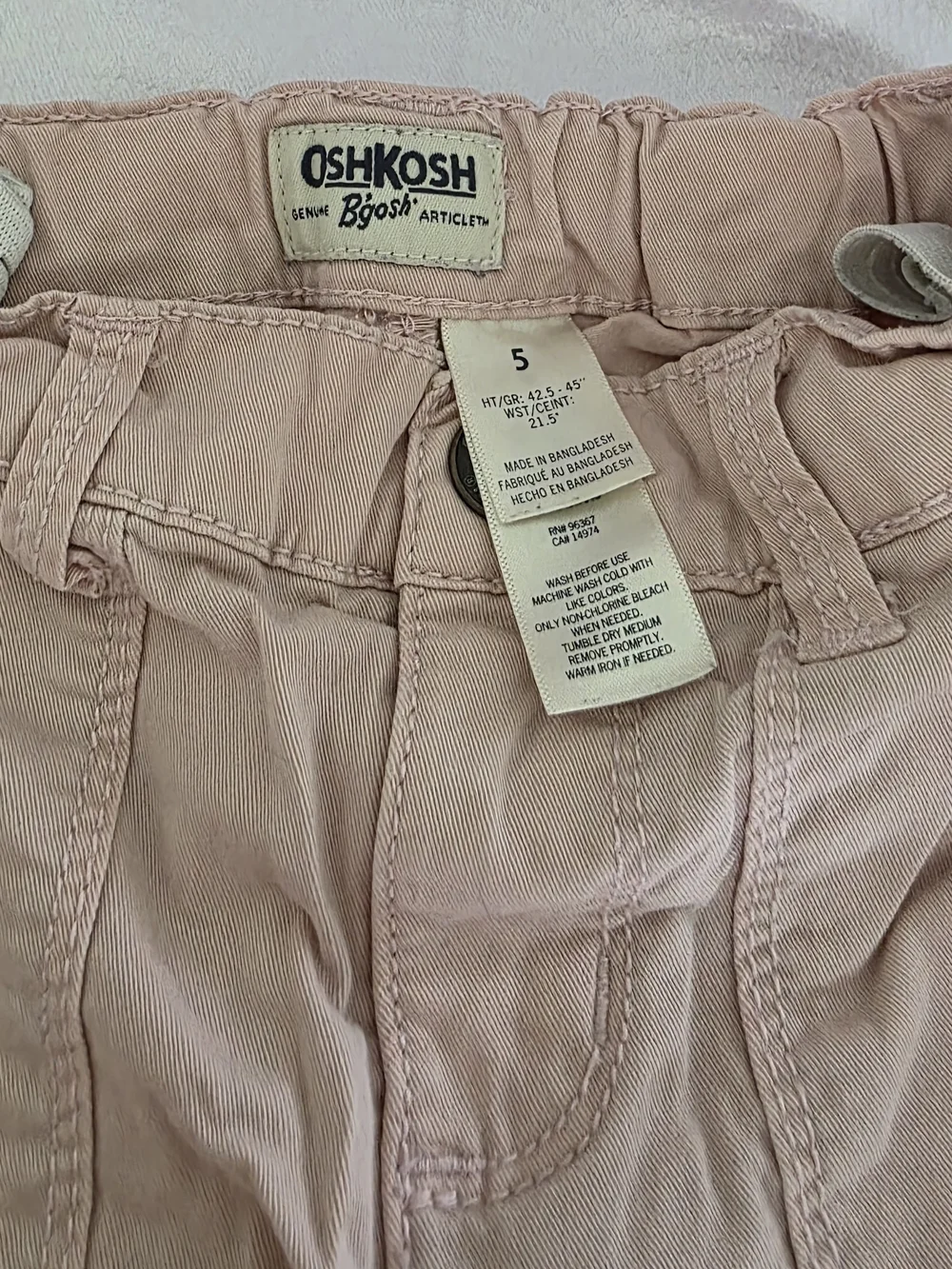OshKosh Pink Girls Cargo Pants